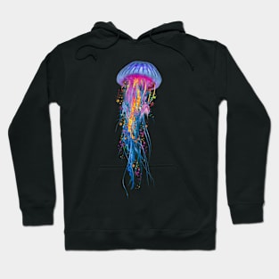 Jellyfish Double Blue Hoodie